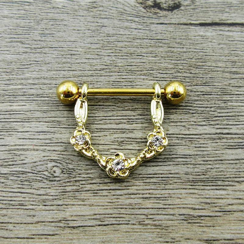 Punk Nipple Rings Sexy Jewelry Women's Stainless Steel Body