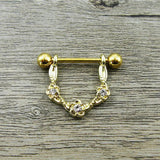 Punk Nipple Rings Sexy Jewelry Women's Stainless Steel Body