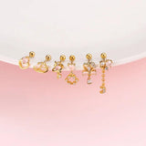 Fairy Wind Water Drop Cartilage Piercing Earrings