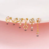 Fairy Wind Water Drop Cartilage Piercing Earrings