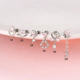 Fairy Wind Water Drop Cartilage Piercing Earrings