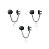 Stainless Steel Magnetic Nose Ring Horseshoe Ring Letter Artificial Nose Ring