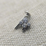 16G Titanium Labret Tongue Lip Tragus Piercing