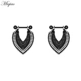 Miqiao 2pcs Bohemian Breast Ring Piercing Jewelry