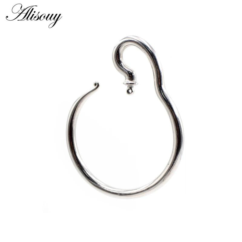 Stainless Steel Water Drop Ear Hook Weights Expander Stretcher Plugs Gauges