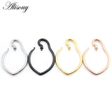 Stainless Steel Water Drop Ear Hook Weights Expander Stretcher Plugs Gauges