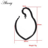Stainless Steel Water Drop Ear Hook Weights Expander Stretcher Plugs Gauges
