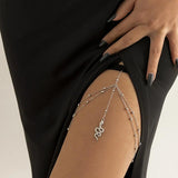 Sexy Elastic Belt Leg Chain Women Beach Star Sequin Tassel Thigh Chain
