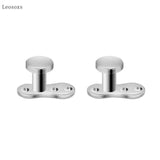 Leosoxs 2pcs Stainless Steel Nail Piercing Jewelry