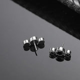 ASTM F136 Titanium 5 CZ Cluster Labret Lip Piercing