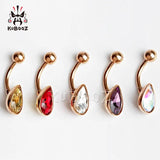 5PCS Sexy Navel Belly Piercing Ring Body Jewelry Women Gift
