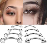 Mixed Styles Stainless Steel Body Piercing Barbell Set