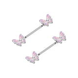 Miqiao Zircon Milk Ring Drops Oil Milk Nail Piercing Accessories