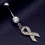 Clear Crystal Owl Navel Belly Button Ring Body Piercing Jewelry