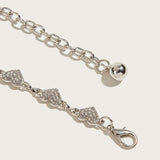 Vintage Metal Waistchain Hollow Flower Heart Shape Waist Chain