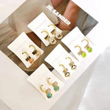Cartilage Ear Piercing Stainless Steel Earrings Hoop Planet Dangle Jewelry