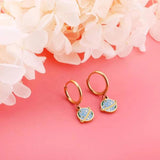 Cartilage Ear Piercing Stainless Steel Earrings Hoop Planet Dangle Jewelry