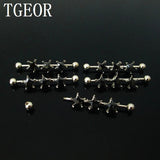 Stainless Steel CZ Zircon Industrial Barbell Piercing