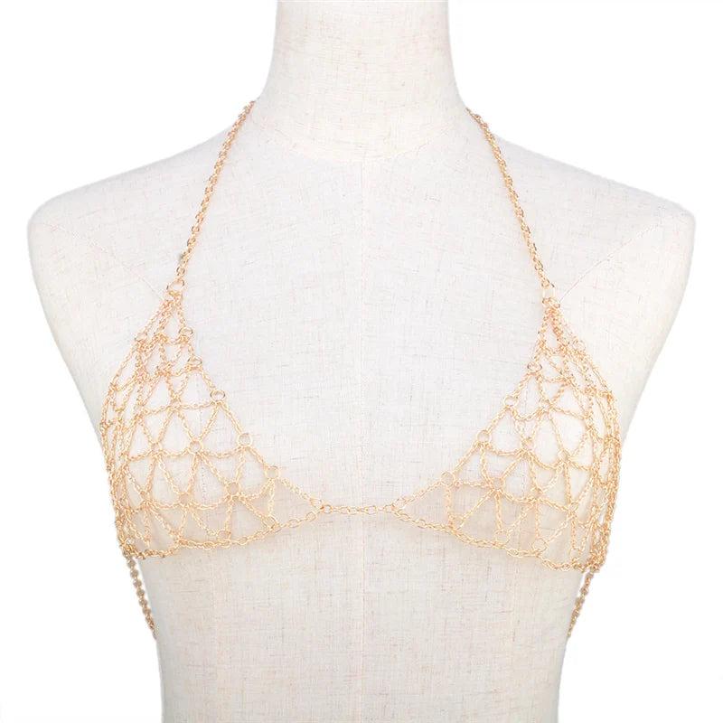 Summer Beach Body Chain Bra for Women
