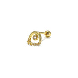 6 Pcs Stainless Steel Ear Piercing Studs for Women Tragus Earrings