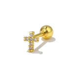 6 Pcs Stainless Steel Ear Piercing Studs for Women Tragus Earrings