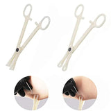 34Pcs Nose Piercing Kit Stainless Steel Needles Clamps Gloves Jewelry Set