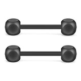 316L Surgical Steel Nipple Tongue Shield Ring Barbell Body Jewelry