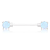 Personality Stone Beads Nipple Rings for Women Body Piercing