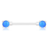 Personality Stone Beads Nipple Rings for Women Body Piercing