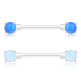 Personality Stone Beads Nipple Rings for Women Body Piercing