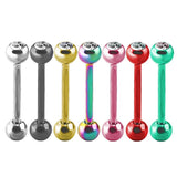7Pcs Mixed Tongue Rings Surgical Steel Barbell Piercing Body Jewelry