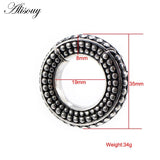 1PC Stainless Steel Ear Weights Ear Plugs Tunnels Expander Gauge Hanger