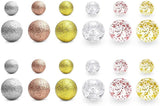 24pcs Stainless Steel Replacement Balls for 14G Body Jewelry Piercing