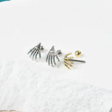 External Thread Ghost Claw Zircon Ear Bone Ring