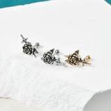 External Thread Ghost Claw Zircon Ear Bone Ring