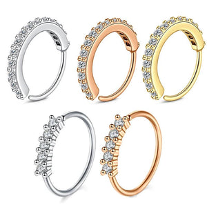 Stainless Steel Nose Ring Hoop 6mm 8mm 10mm