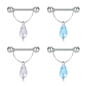 316L Stainless Steel Nipple Rings for Women - Body Piercing Jewelry