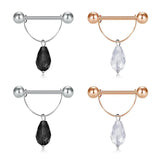 316L Stainless Steel Nipple Rings for Women - Body Piercing Jewelry