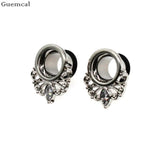 Stainless Steel Ear Tunnel Plugs Gauges Expander Body Jewelry Piercing