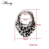 Retro Stainless Steel Triangle Ear Weights Expander Plugs Gauges