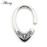 HipHop Stainless Steel Ear Expander Plugs 6mm Body Jewelry Piercing