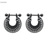 Leosoxs Retro Hollow Pattern Breast Nail Body Piercing Jewelry