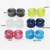 2pcs Organic Stone Ear Expanders Stretching Plug Earrings