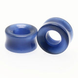 2pcs Organic Stone Ear Expanders Stretching Plug Earrings