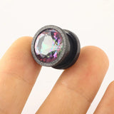 2PCS 316L Stainless Steel Ear Plugs Tunnels Flesh Piercing Body Jewelry