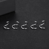 50pcs Steel 14G Spiraled Shaft Replacement Piercings Nose Lip Tongue Earring