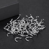 50pcs Steel 14G Spiraled Shaft Replacement Piercings Nose Lip Tongue Earring
