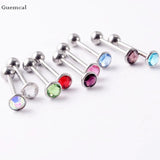 2pcs Stainless Steel Straight Rod Tongue Ring Piercing