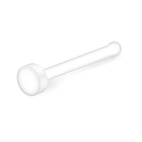 20PCS Clear Bioflex Nose Bone Ring Stud 20G 18G Retainer Body Jewelry