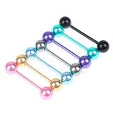 7 Pcs Stainless Steel Tongue Piercing Set